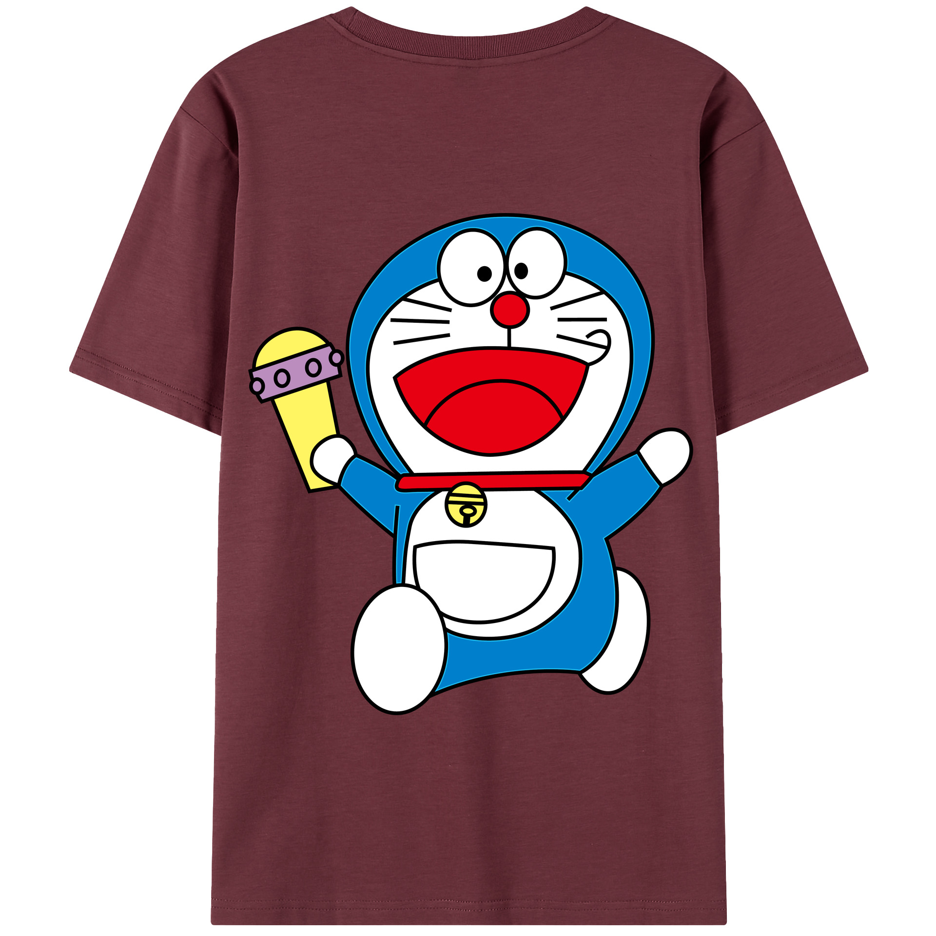 （画像用） ドラえもん Doraemon 綿100％半袖Tシャツ（背面プリント）